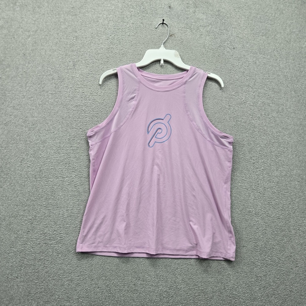 Peloton Women Tank Top XL Purple Activewear Scoop Neck Pullover Stretch